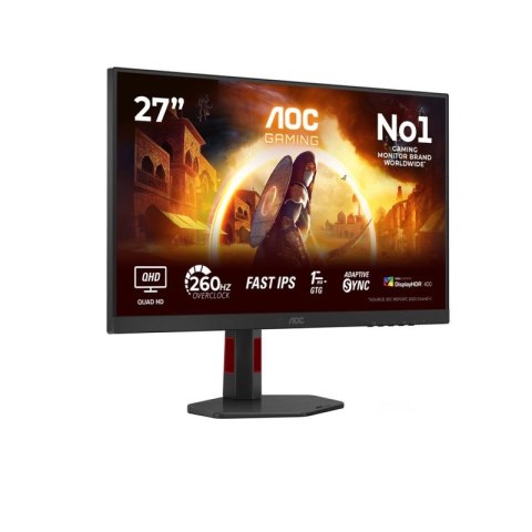 Monitor LCD 27" AOC G4 Q27G4ZR 68,6cm 2560x1440px Quad HD LED Czarno-Czerwony AOC