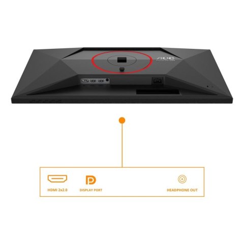 Monitor LCD 27" AOC G4 Q27G4ZR 68,6cm 2560x1440px Quad HD LED Czarno-Czerwony AOC