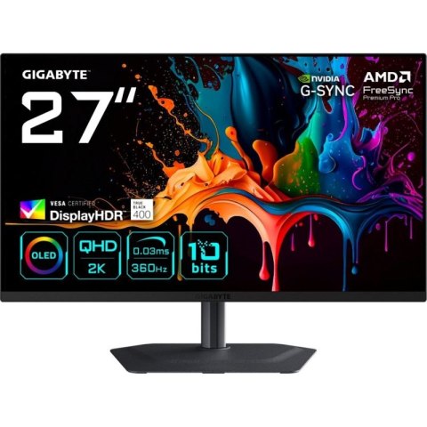 MONITOR GIGABYTE OLED 27" MO27Q3 360Hz Gigabyte