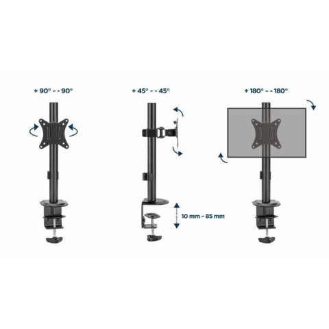 GEMBIRD BIURKOWE REGULOWANE RAMIĘ NA MONITOR 17"-32", DO 9 KG Gembird