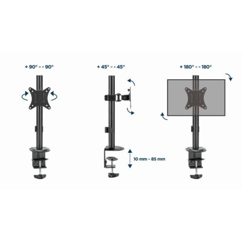 GEMBIRD BIURKOWE REGULOWANE RAMIĘ NA MONITOR 17"-32", DO 9 KG Gembird