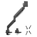 MACLEAN UCHWYT BIURKOWY DO MONITORA LCD 17-57", 27KG, VESA MAX 200X200 PODWÓJNE RAMIĘ MC-968 Maclean