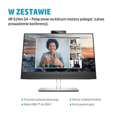 MONITOR HP LED 23,8" E24M G4 (40Z32AA) Hewlett-Packard