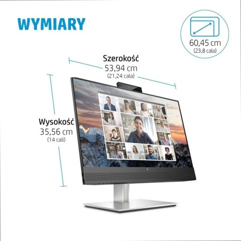 MONITOR HP LED 23,8" E24M G4 (40Z32AA) Hewlett-Packard