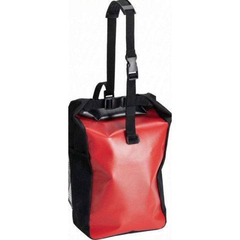 SAKWA TORBA ROWEROWA WODOSZCZELNA TYLNA NA BAGAŻNIK CZERWONA 13,5L XQMAX PRO XQMAX