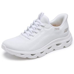 Skechers damskie sneakersy Slip-In BOBS ARC WAVES 117629 W Skechers