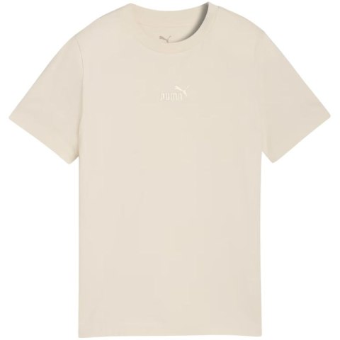 Koszulka dla dzieci Puma ESS Small No.1 Logo Centered Tee beżowa 692975 87 Puma