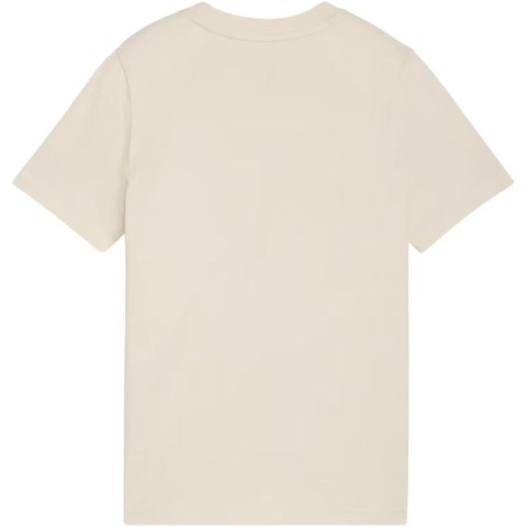 Koszulka dla dzieci Puma ESS Small No.1 Logo Centered Tee beżowa 692975 87 Puma