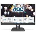 Monitor AOC 24E1Q (23,8"; IPS/PLS; FullHD 1920x1080; DisplayPort, HDMI, VGA; kolor ciemnoszary) AOC