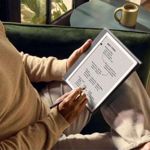 Ebook New Kindle Scribe - 2024 release 10.2" glare-free 64GB Wi-Fi (Without Lockscreen Ads) with Premium Pen Tungsten KINDLE