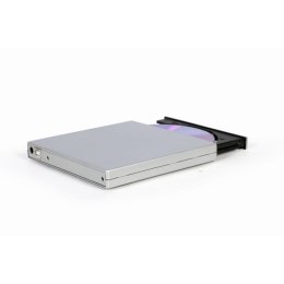 GEMBIRD ZEWNĘTRZNA NAGRYWARKA DVD 8X, CD 24X USB 2.0 SREBRNA Gembird