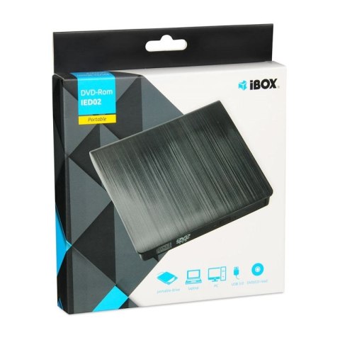 IBOX ZEWNĘTRZNY NAPĘD DVD IED02 USB 3.0 IBox