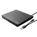 SAVIO NAGRYWARKA ZEWNĘTRZNA TYPU SLIM CD/DVD R/RW - USB C/USB-A, AK-59 Savio