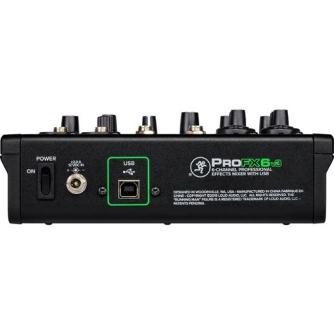 Mackie ProFX6v3 - Mikser analogowy z interfejsem USB MACKIE