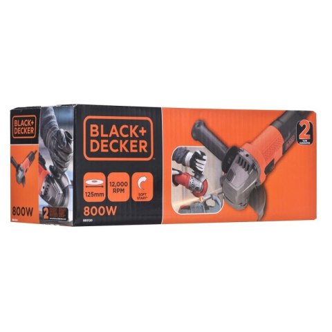 Szlifierka kątowa BLACK+DECKER BEG120-QS (125mm) WD