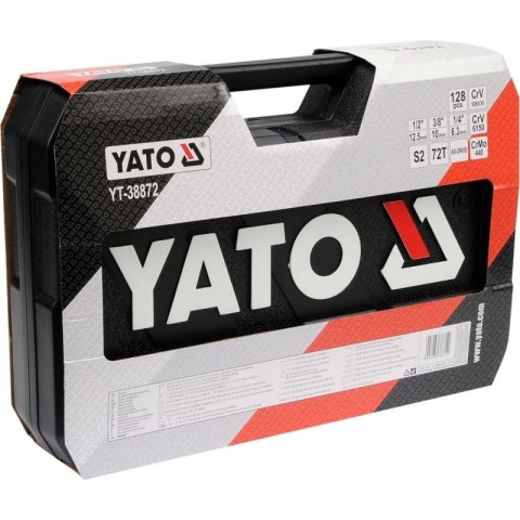 ZESTAW KLUCZY 128 elem. YT-38872 YATO YATO