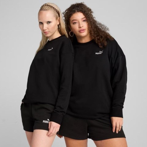 Bluza damska Puma ESS Small No.11 Logo Relaxed Crew czarna 684975 01 Puma