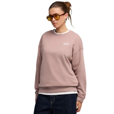 Bluza damska Puma ESS Small No.11 Logo Relaxed Crew różowa 684975 88 Puma