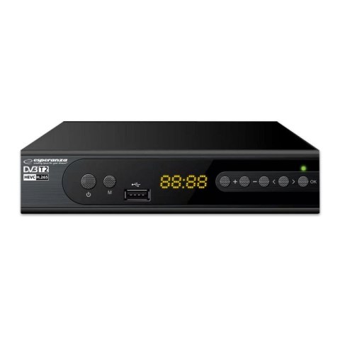 ESPERANZA TUNER DVB-T2 H.265/HEVC EV106P Esperanza