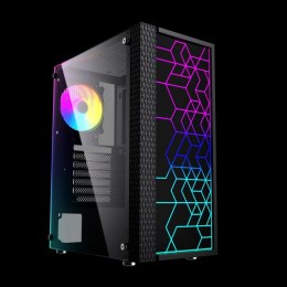 GEMBIRD OBUDOWA FORNAX 2500 MIDI-TOWER (1X USB 3.0, 2X USB 2.0, HD AUDIO, SZKLANY PANEL BOCZNY) CZARNA Gembird