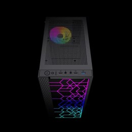 GEMBIRD OBUDOWA FORNAX 2500 MIDI-TOWER (1X USB 3.0, 2X USB 2.0, HD AUDIO, SZKLANY PANEL BOCZNY) CZARNA Gembird