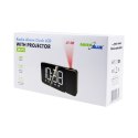 GREENBLUE RADIOBUDZIK CYFROWY LED Z PROJEKTOREM GREENBLUE,RADIO FM, ALARM, ZEGAR 12/24, ZASILANIE USB 5V DC + CR2032 GB172 GreenBlue