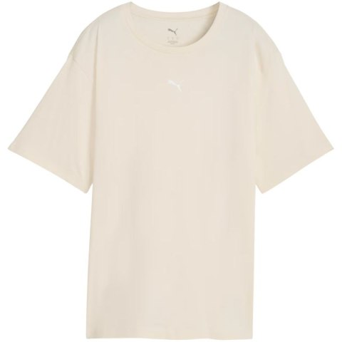 Koszulka damska Puma ESS Relaxed Tee beżowa 684971 87 Puma