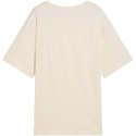 Koszulka damska Puma ESS Relaxed Tee beżowa 684971 87 Puma