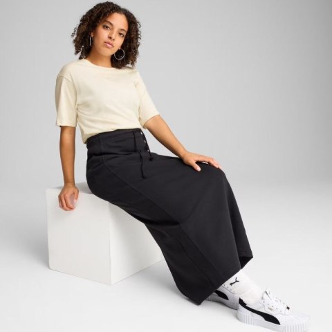 Koszulka damska Puma ESS Relaxed Tee beżowa 684971 87 Puma
