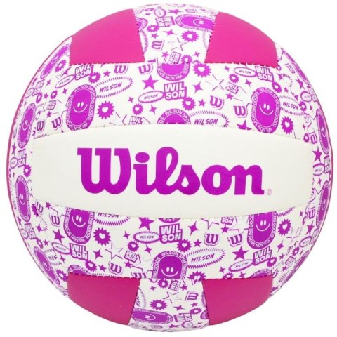 PIŁKA SIATKOWA WILSON STAMP VB FIOLETOWO BIAŁA Wilson
