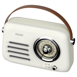 SAVIO RADIO PRZENOŚNE BIAŁE RS-02 Savio