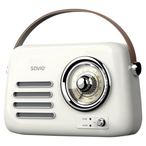 SAVIO RADIO PRZENOŚNE BIAŁE RS-02 Savio