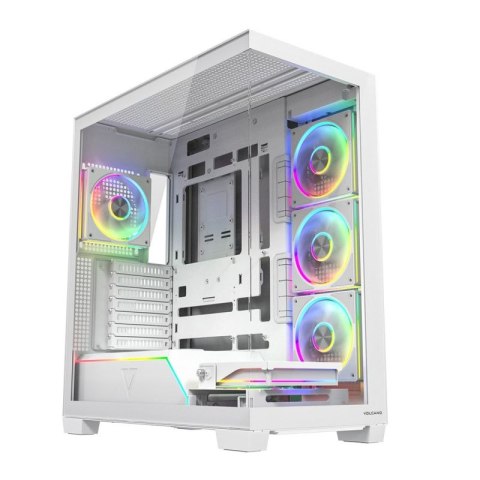MODECOM OBUDOWA VOLCANO STELLAR PLUS ARGB MIDI 5F WHITE MODECOM