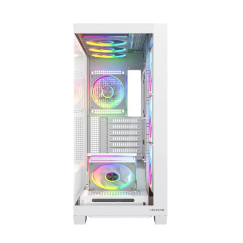 MODECOM OBUDOWA VOLCANO STELLAR PLUS ARGB MIDI 8F WHITE MODECOM