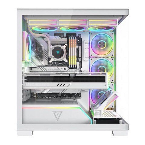 MODECOM OBUDOWA VOLCANO STELLAR PLUS ARGB MIDI 8F WHITE MODECOM