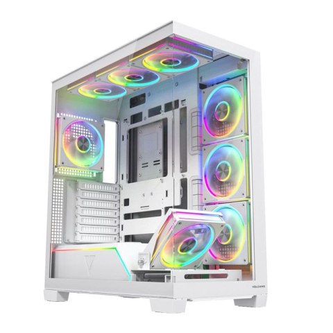 MODECOM OBUDOWA VOLCANO STELLAR PLUS ARGB MIDI 8F WHITE MODECOM