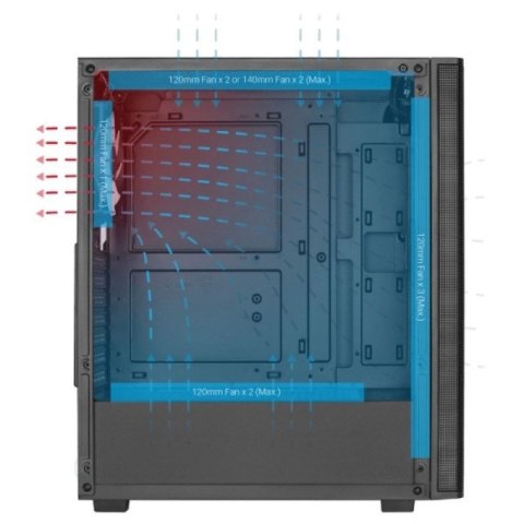 Obudowa AEROCOOL PGS DESIGNER-G-BK-v1 Aerocool