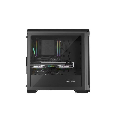 Obudowa NATEC Genesis Irid 503 ARGB NPC-1559 (Micro ATX. Mini ITX; kolor czarny) Genesis
