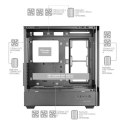 TACENS MARS MC-LCDPRO 7.2" IPS LCD ATX- obudowa TACENS