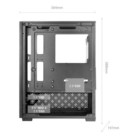 TACENS MARS MC-SE2 1xFRGB mATX- obudowa TACENS