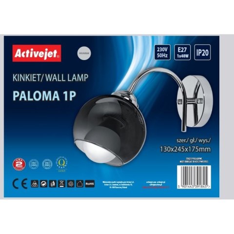 Kinkiet Activejet AJE-PALOMA 1P E27 1x40W Activejet