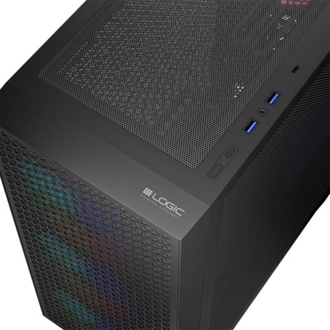 LOGIC OBUDOWA DART PRO ARGB MIDI USB TYPE-C CZARNA LOGIC