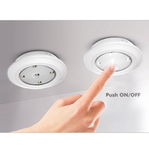 MACLEAN 6X LAMPKA LED NA BATERIE BEZPRZEWODOWA Z PILOTEM MCE165 Maclean