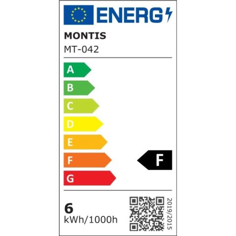 MONTIS MT042-BK LAMPKA BIURKOWA LED CZARNA 230V + USB MONTIS
