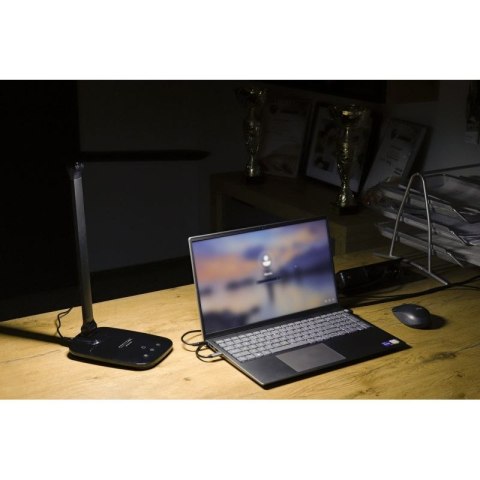 MONTIS MT042-BK LAMPKA BIURKOWA LED CZARNA 230V + USB MONTIS