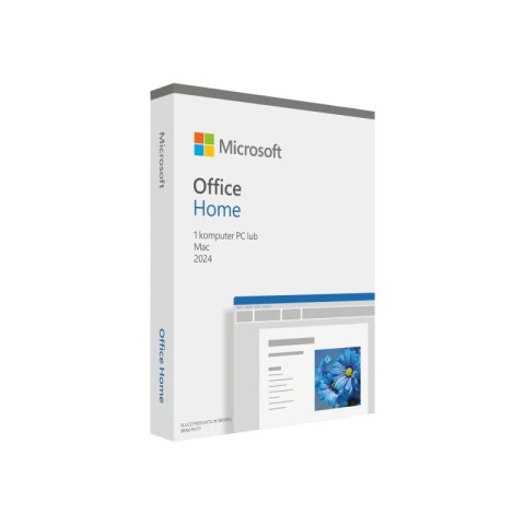 Microsoft® Office Home 2024 Polish EuroZone 1 License Medialess Microsoft