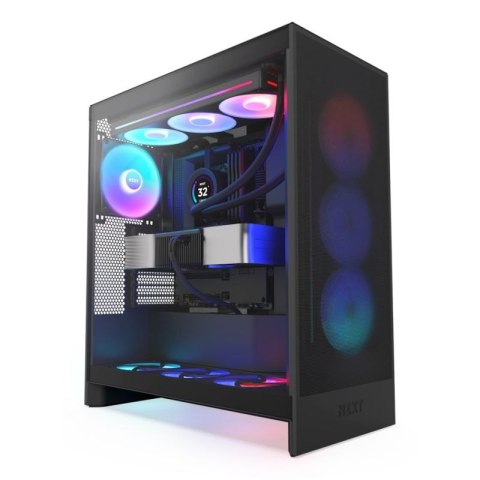 NZXT OBUDOWA H7 FLOW RGB MIDI TOWER Z OKNEM CZARNA (2024) NZXT