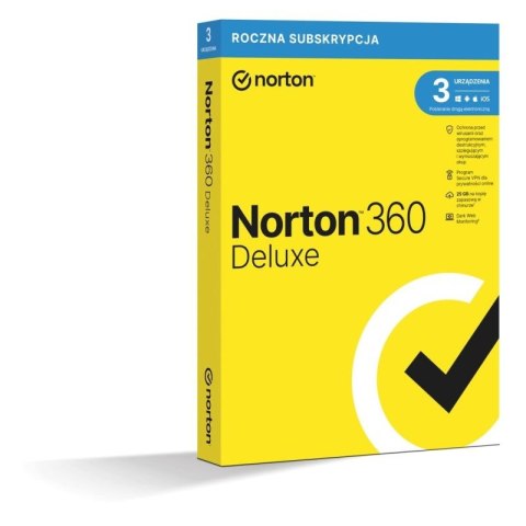 Norton 360 Deluxe 3D/12M BOX (NIE WYMAGA KARTY) Deluxe