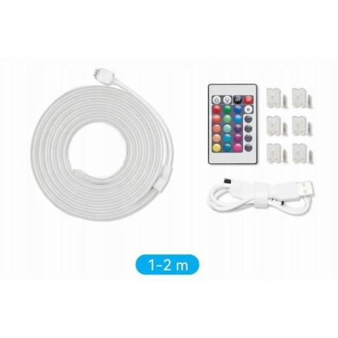Taśma LED Vention Silicone Neon z pilotem IR zasilanie USB 5V 2m Vention