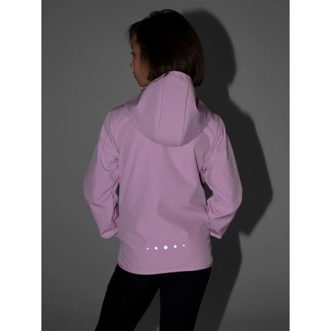 Kurtka softshell wiatroodporna membrana 5000 dziewczęca 4F 4FJWSS26TSOFF478-47S 4f